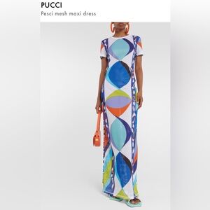 Mesh maxi dress size large new with tags, short sleeves